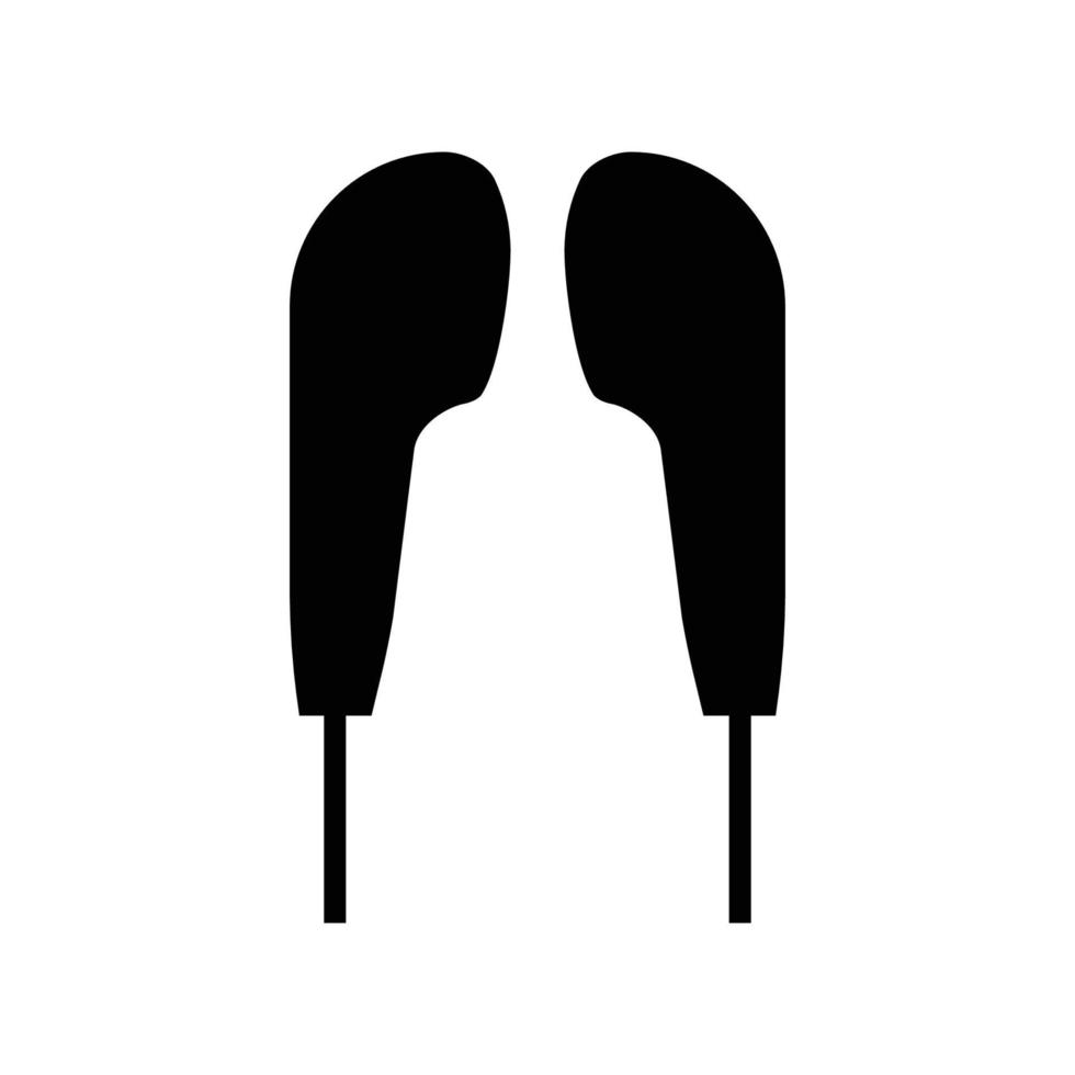 headsetet logotyp ikon vektor