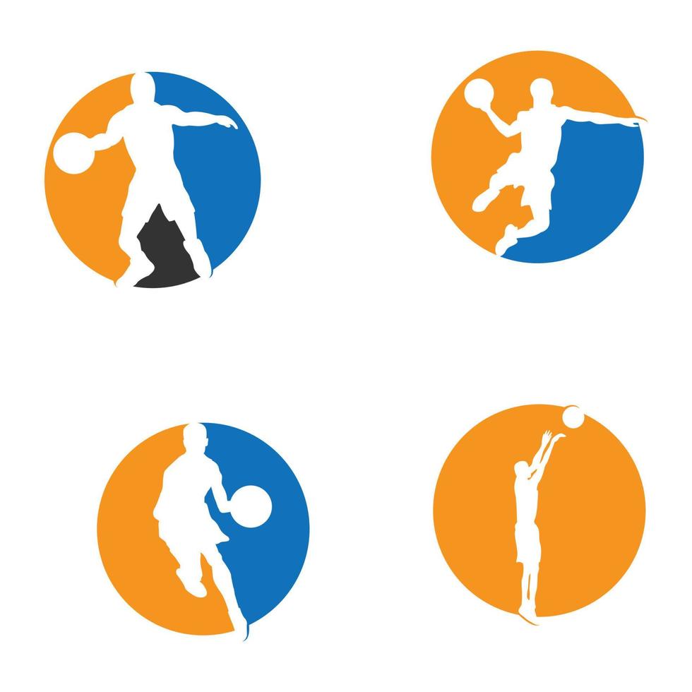 Basketball-Logo-Vektor vektor