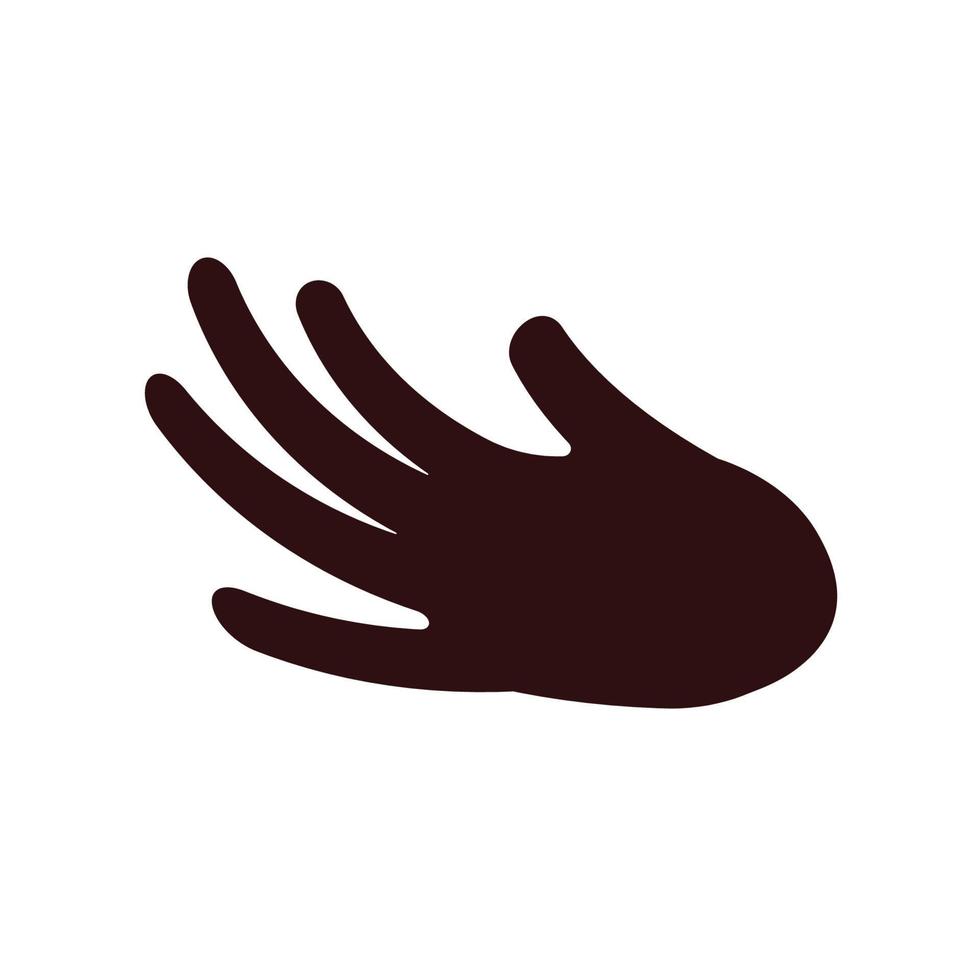 einfache Hand-Logo-Vektorvorlage vektor