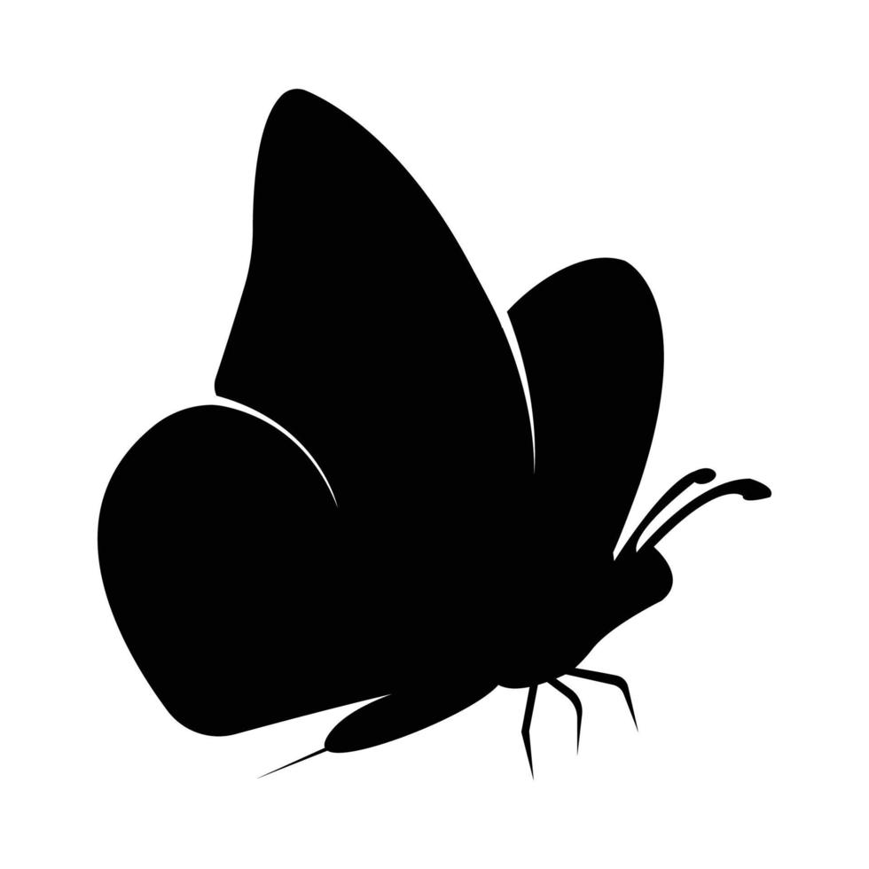 trendige Schmetterlings-Logo-Design-Vektorvorlage vektor