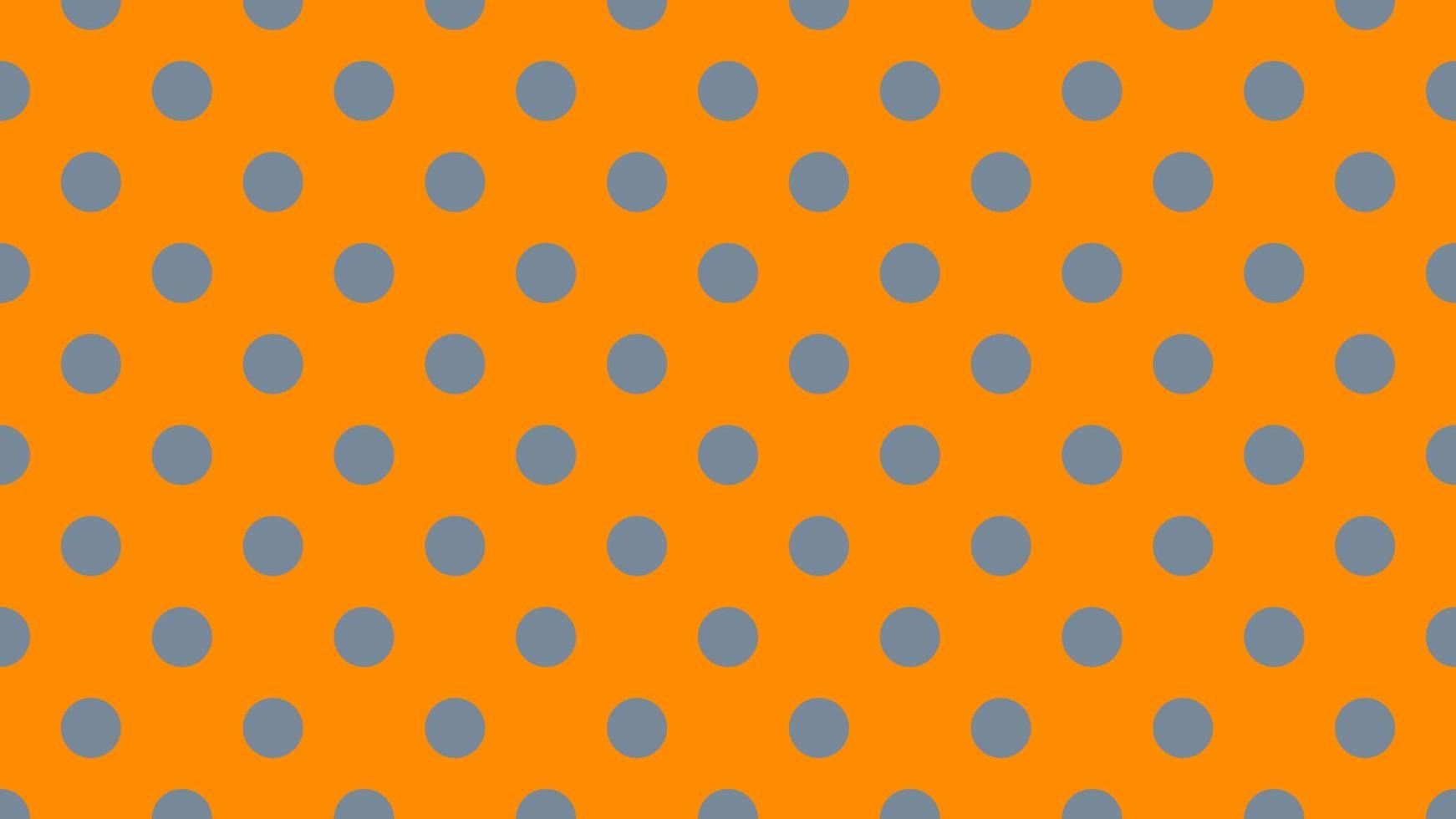 ljus skiffer grå Färg polka prickar över mörk orange bakgrund vektor