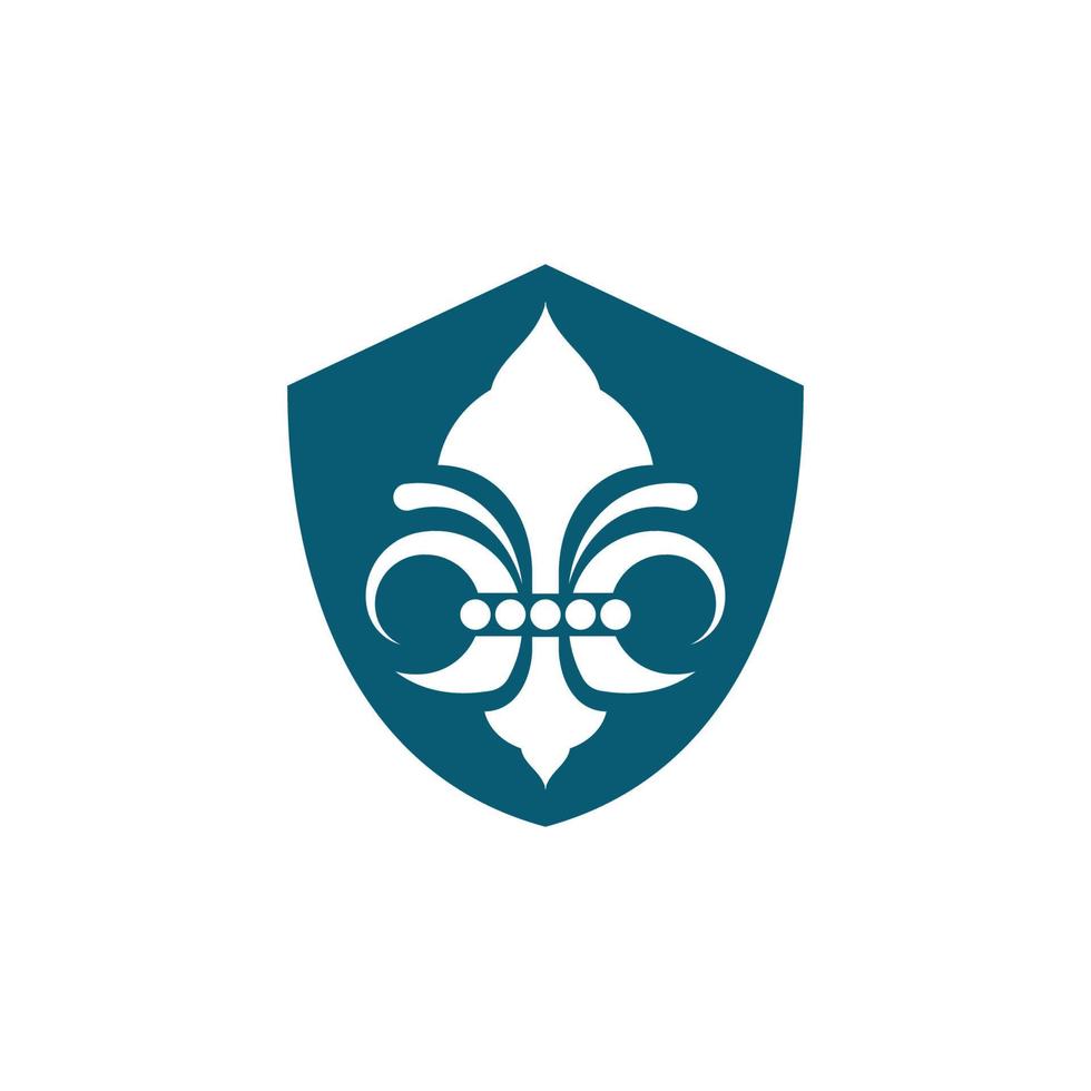 Fleur de Lis-Vektor-Icon-Design vektor