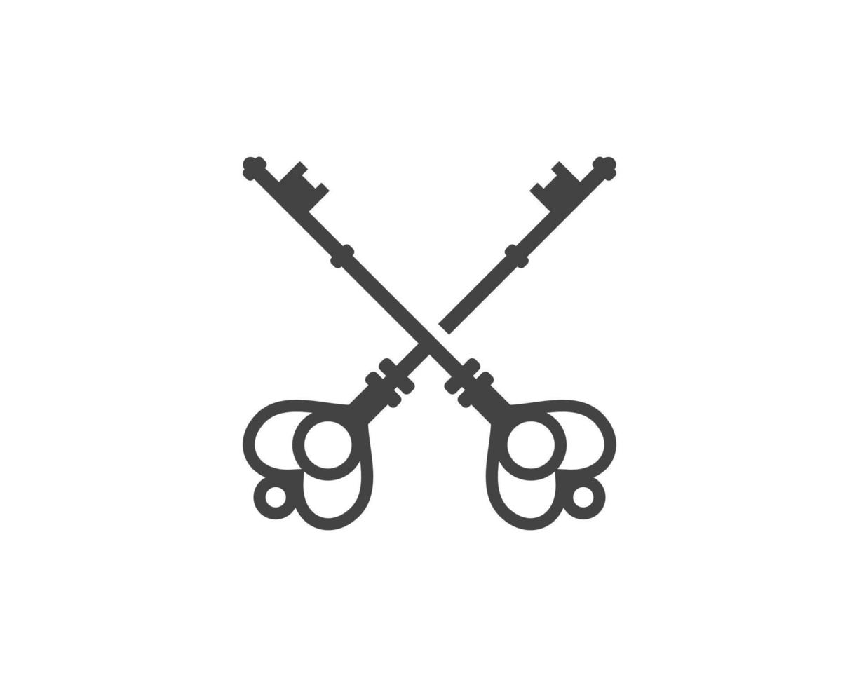 Schlüsselsymbol Vektor-Illustration vektor