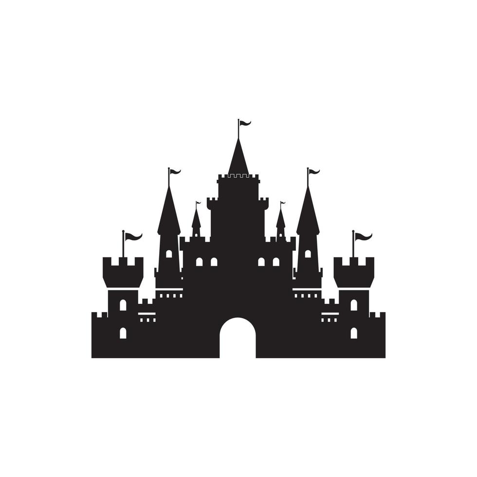 slott vektor illustration ikon