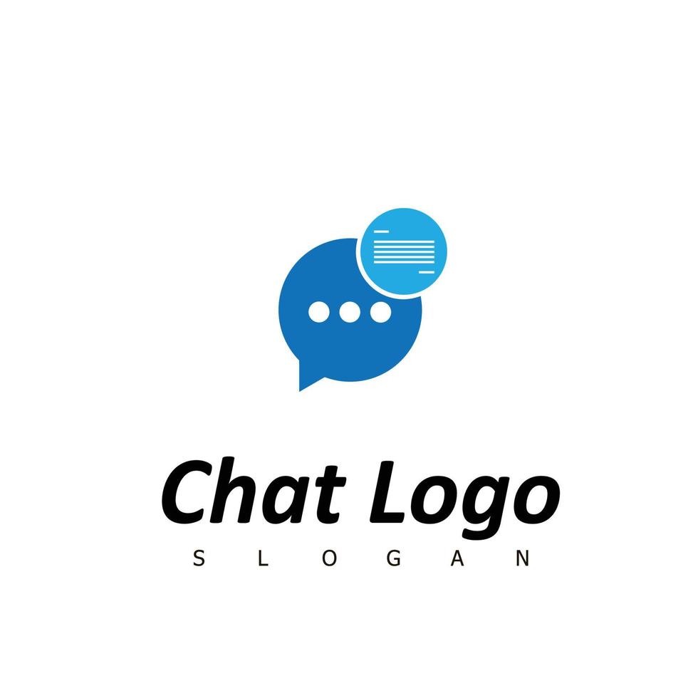 chatt prata logotyp social vektor