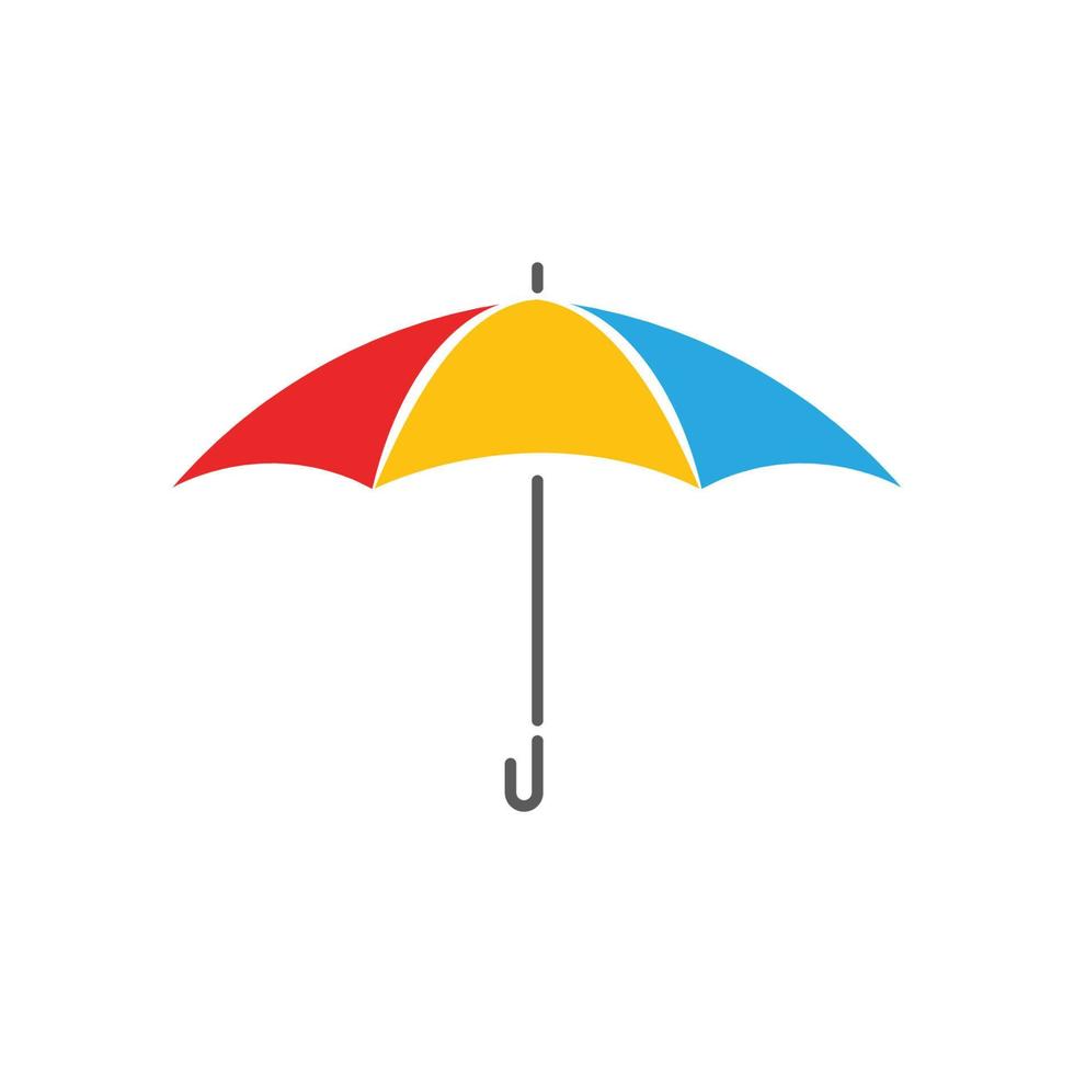 Regenschirm-Icon-Vektor-Design vektor