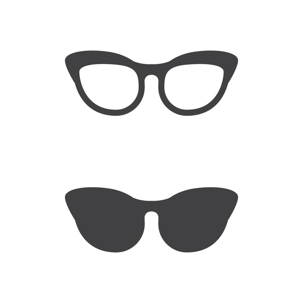 Brille Symbol Vektor Icon Design