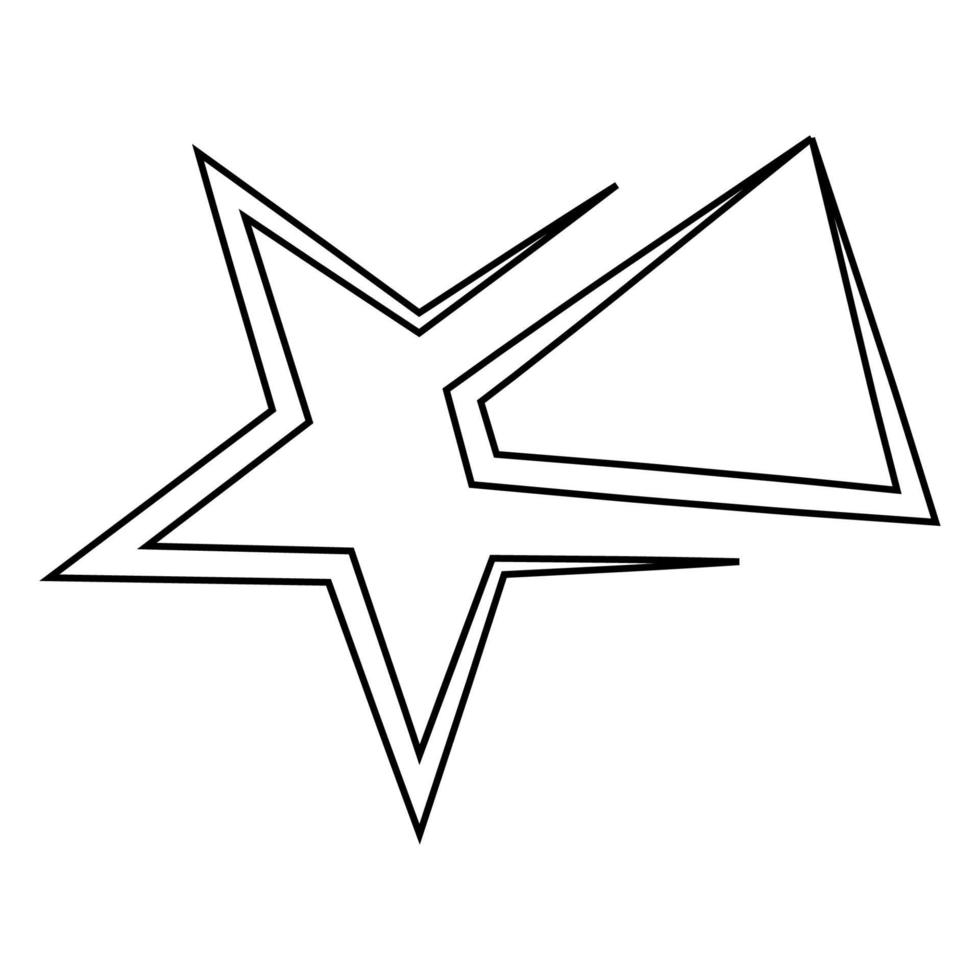 Stern-Logo-Illustrationsvektor vektor