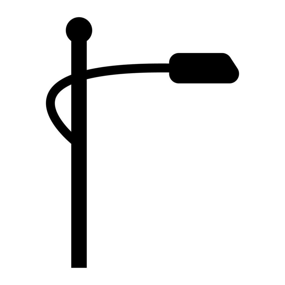 Straßenlaternen-Logo-Illustrationsvektor vektor