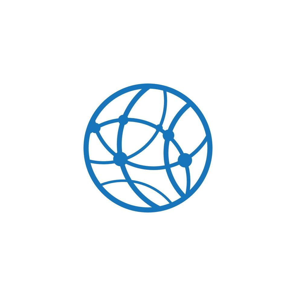 globales Symbol-Vektor-Illustrationsdesign vektor