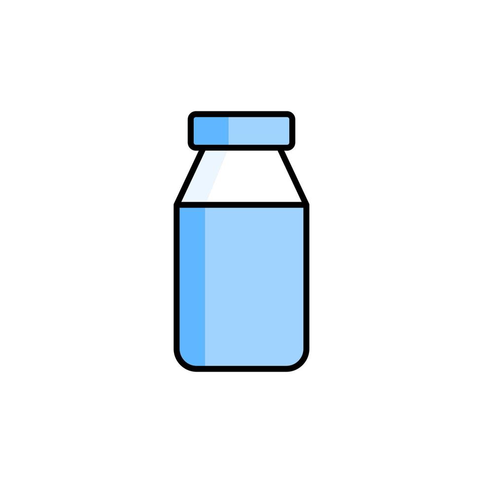 vatten flaska ikon vektor design mallar