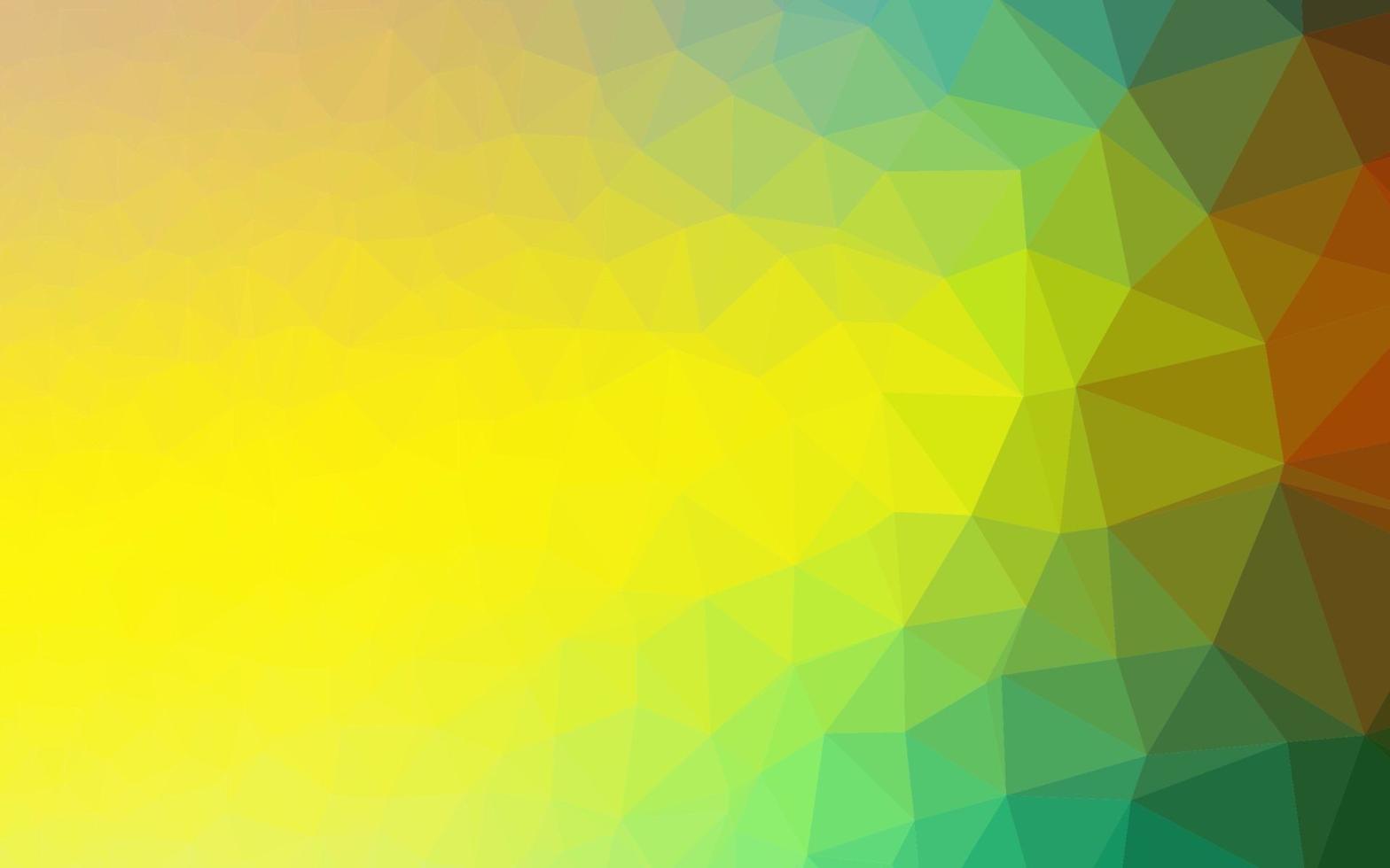 mörkblå, gul vektor polygonal mönster.