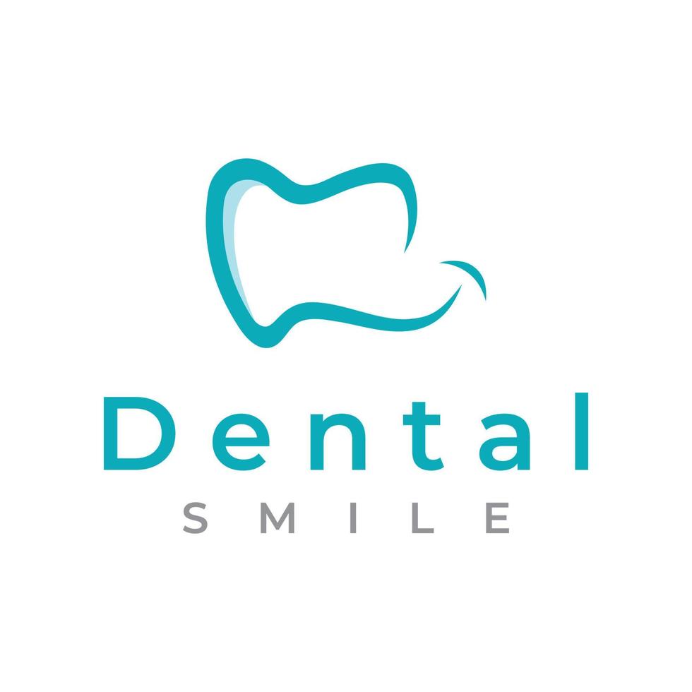 abstrakt dental logotyp mall design. dental hälsa, dental vård och dental klinik. logotyp för hälsa, tandläkare och klinik. vektor