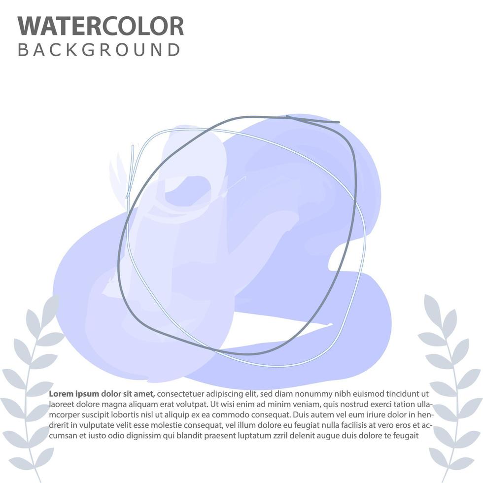minimalistischer designhintergrund in sanften regenbogenpastellfarben. Quadratische abstrakte Pinsel-Aquarell-Banner-Vorlage für Social-Media-Post, Cover, Poster, Geschenkkarte, Broschüre, Flyer, Einladung, Plakat vektor