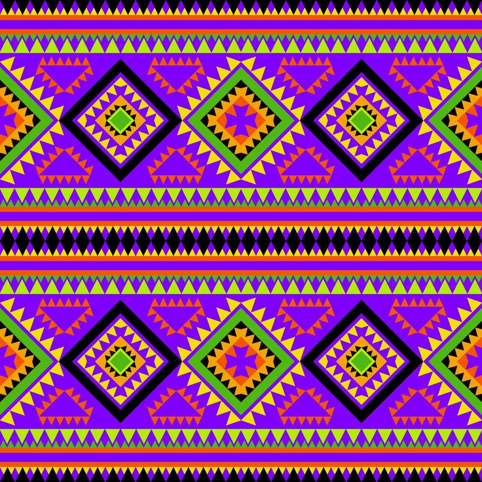 Geometrisches ethnisches Muster mit diagonalem abstraktem Ornamentdesign des quadratischen Dreiecks für Kleidungsstoff-Textildruck, Handwerk, Stickerei, Teppich, Vorhang, Batik, Tapetenverpackung, Vektorzeichnung vektor