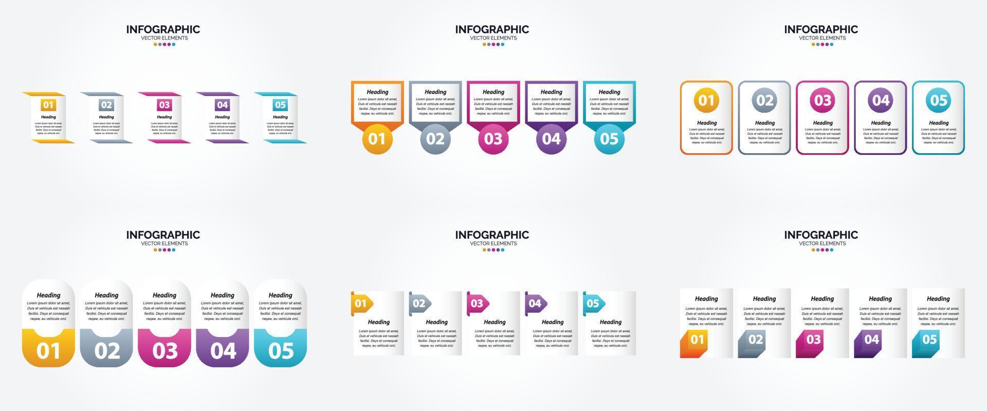 vektor illustration infographics platt design uppsättning för reklam broschyr flygblad och tidskrift