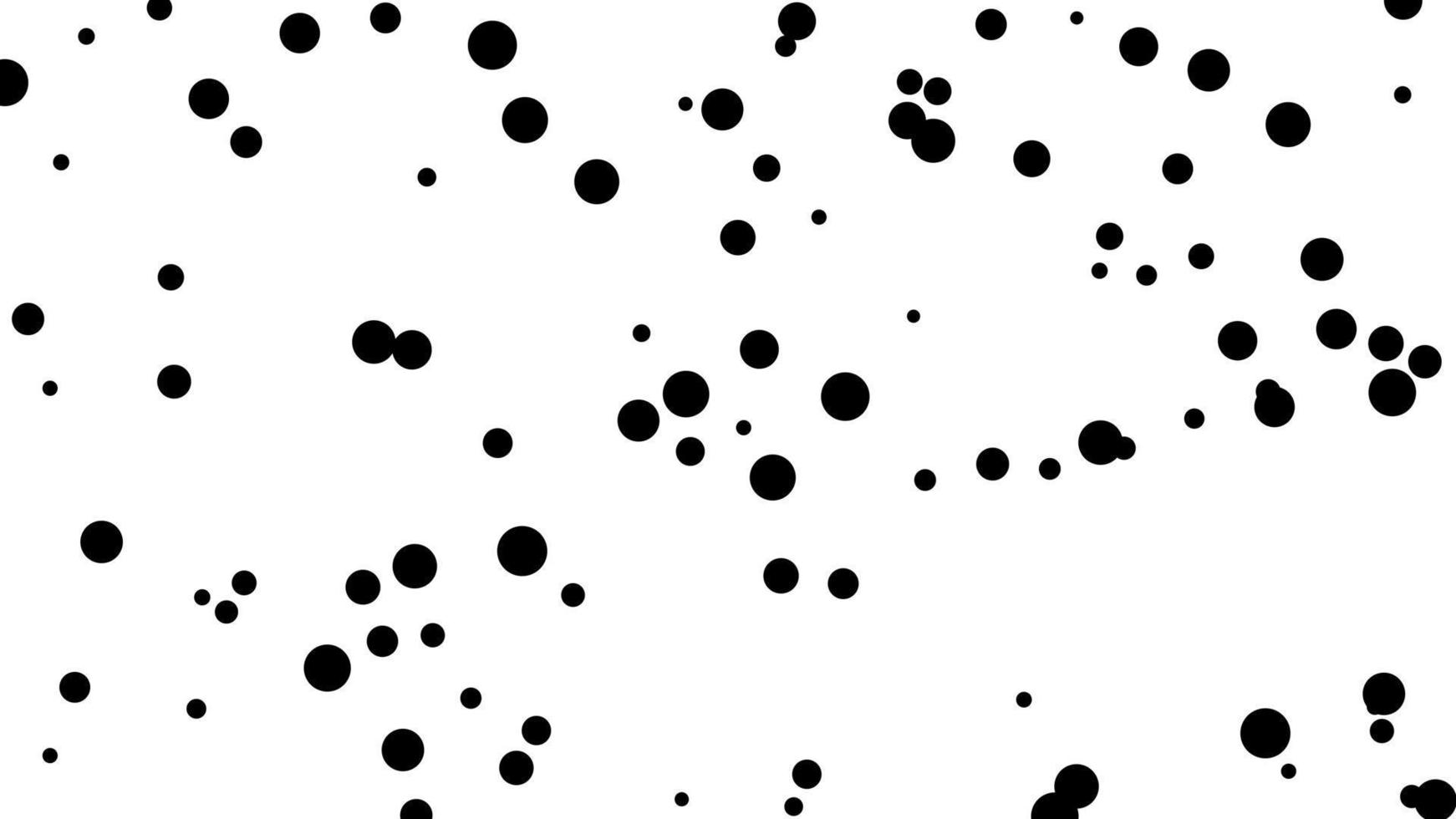 Dalmatiner schwarze Punkte auf weißem Hintergrund vektor