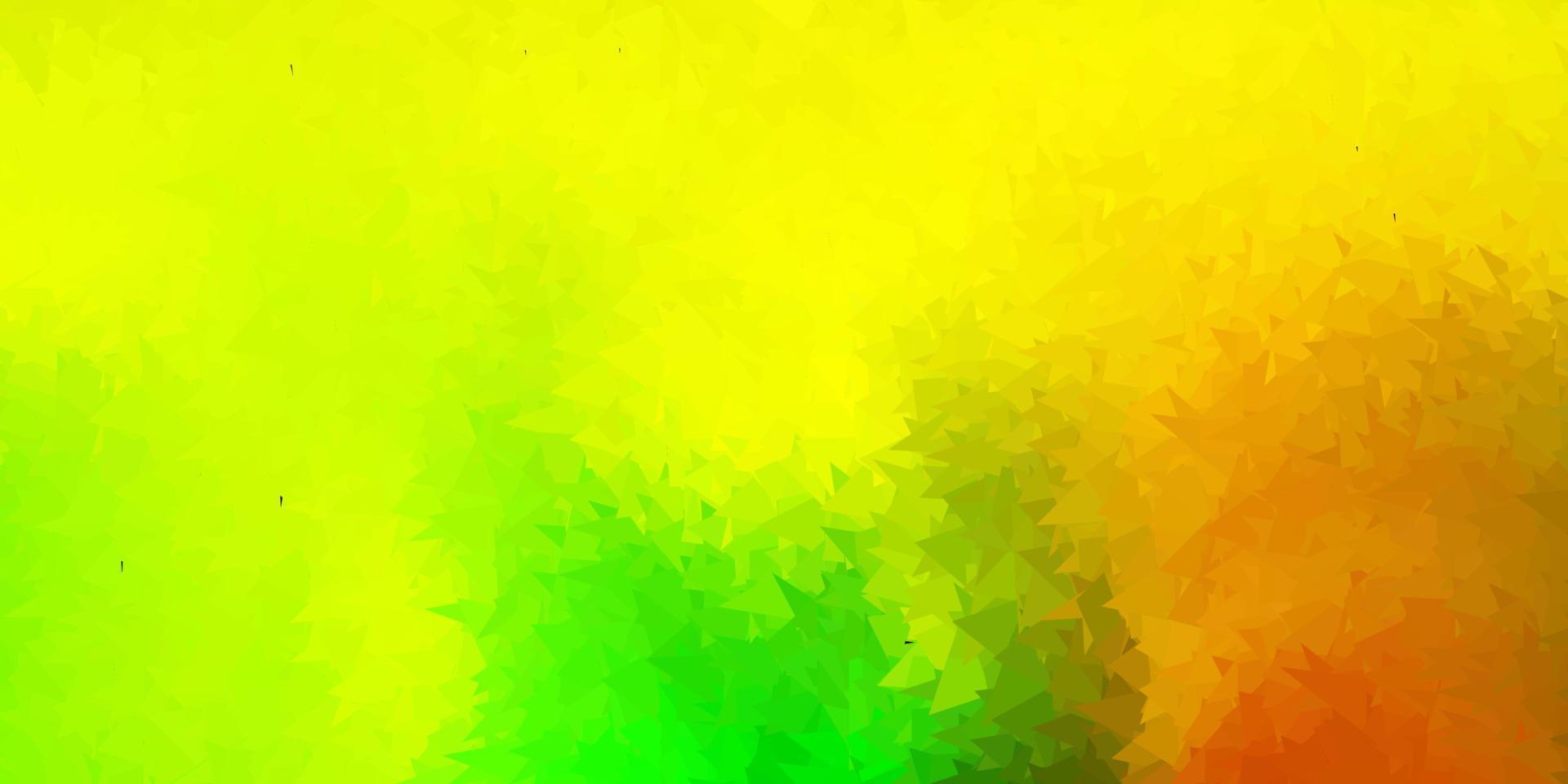 hellgrüne, gelbe Vektor geometrische polygonale Tapete.
