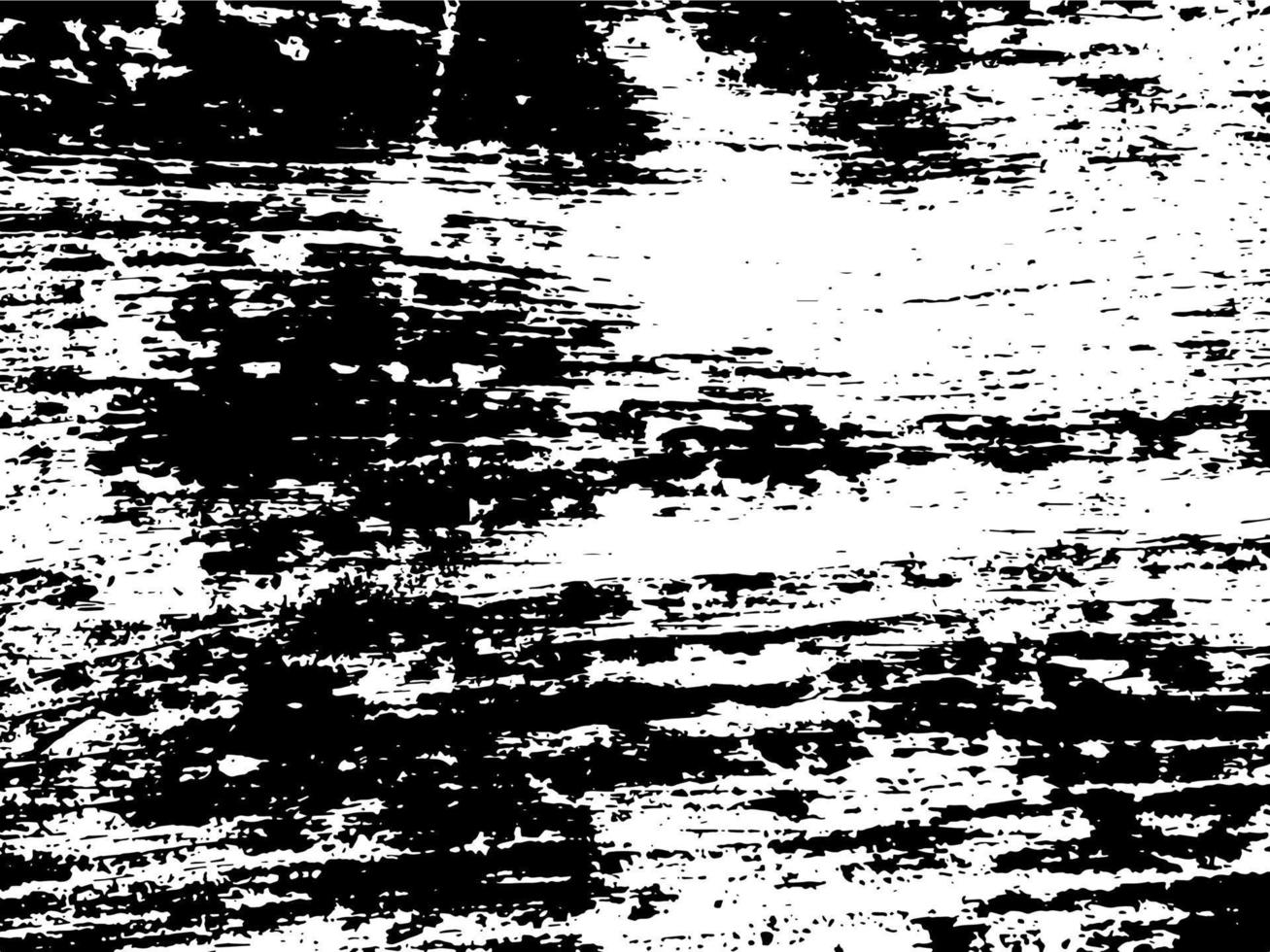 Grunge Naturholz monochrome Textur. abstrakter Holzoberflächen-Overlay-Hintergrund in Schwarz und Weiß. Vektor-Illustration vektor