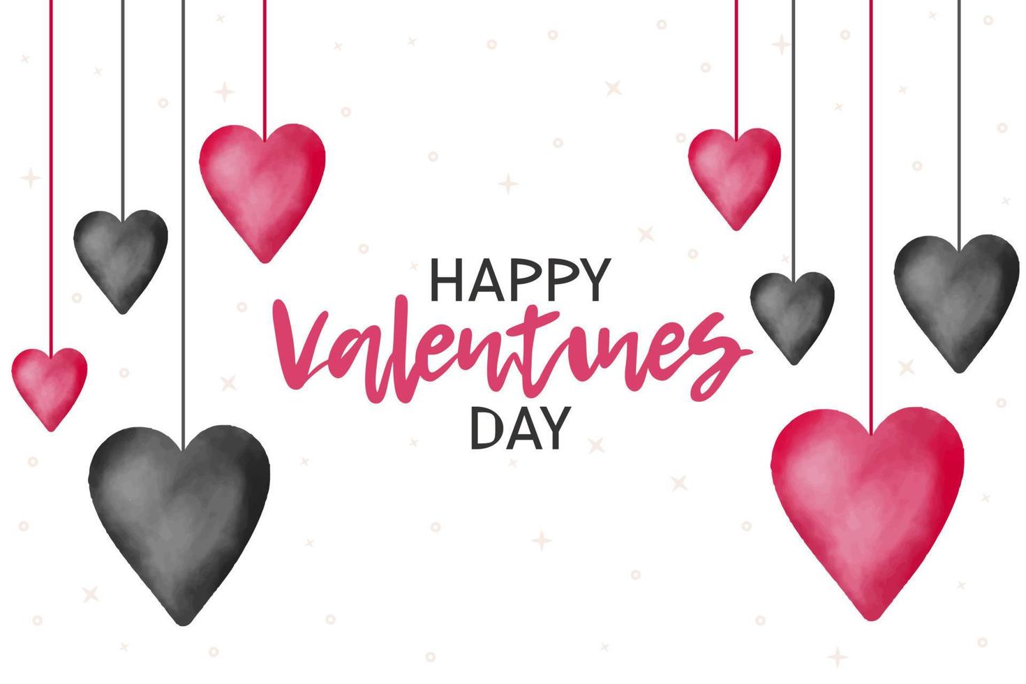 Valentinstag. Postkarte mit Herz. Liebeserklärung. der 14. Februar. Tag der Liebe. für Ihre Gestaltung. vektor