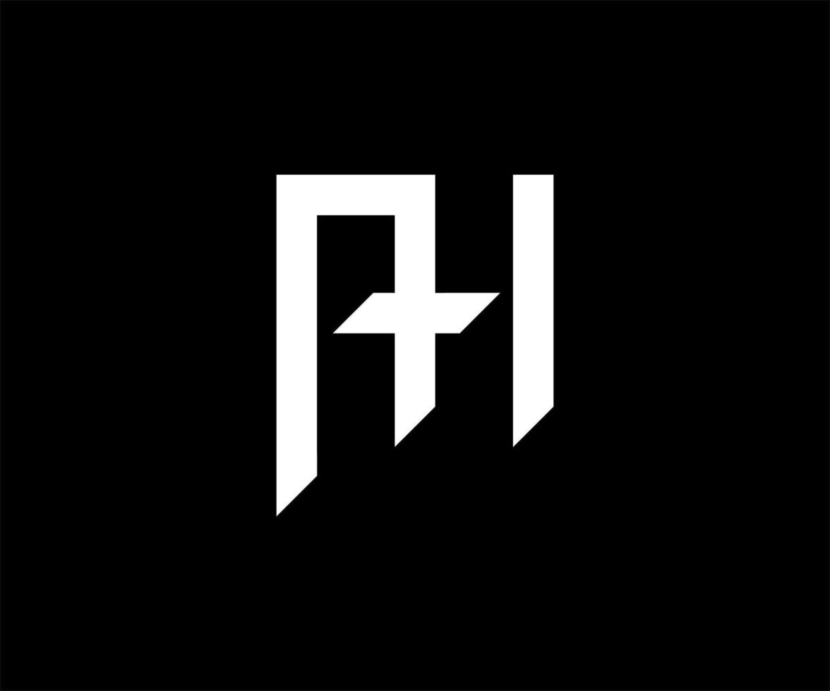 ah-Buchstaben-Logo-Design. modernes kreatives Alphabet-Logo-Design. ah Brief Logo Vorlage Vektor Illustration.