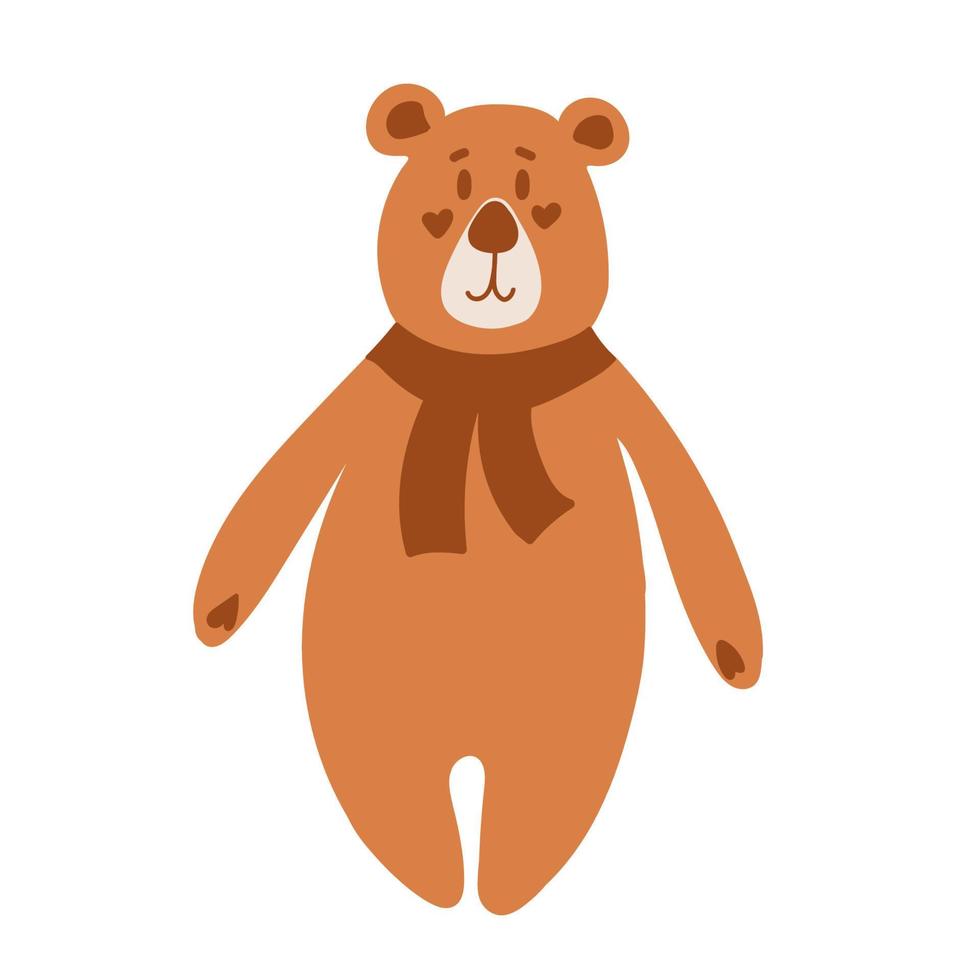 Teddybär Spielzeug Symbol isoliert Vektor Illustration Grafikdesign