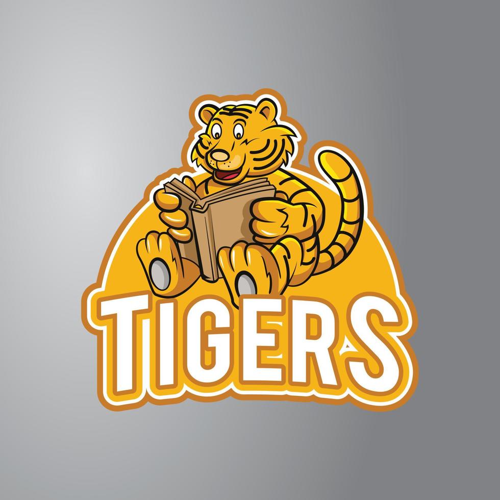 tiger las symbolillustration vektor