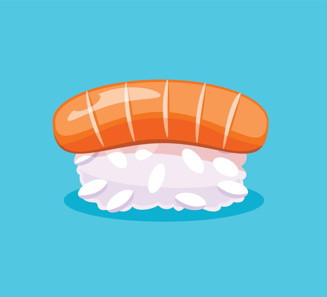 sushi isolerat element vektor illustration