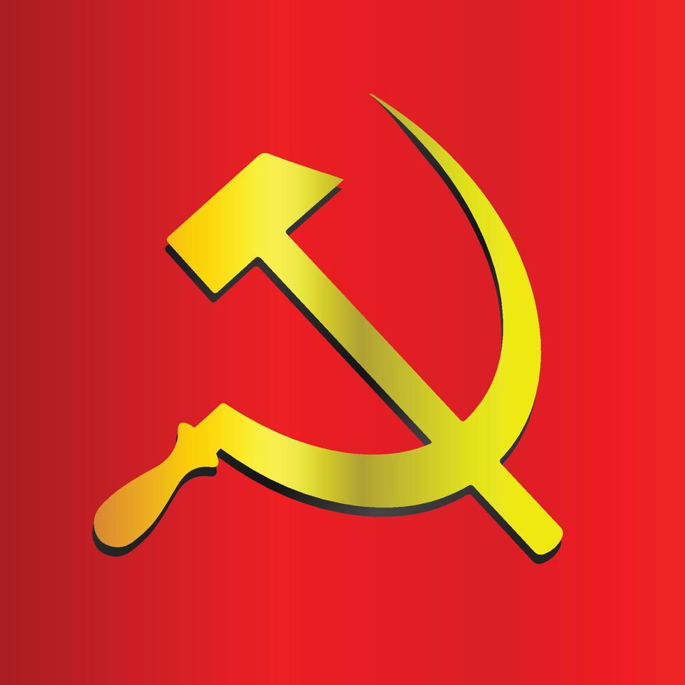 Land flagga sovjet union uSSR kommunist röd armén symbol ikon logotyp vektor