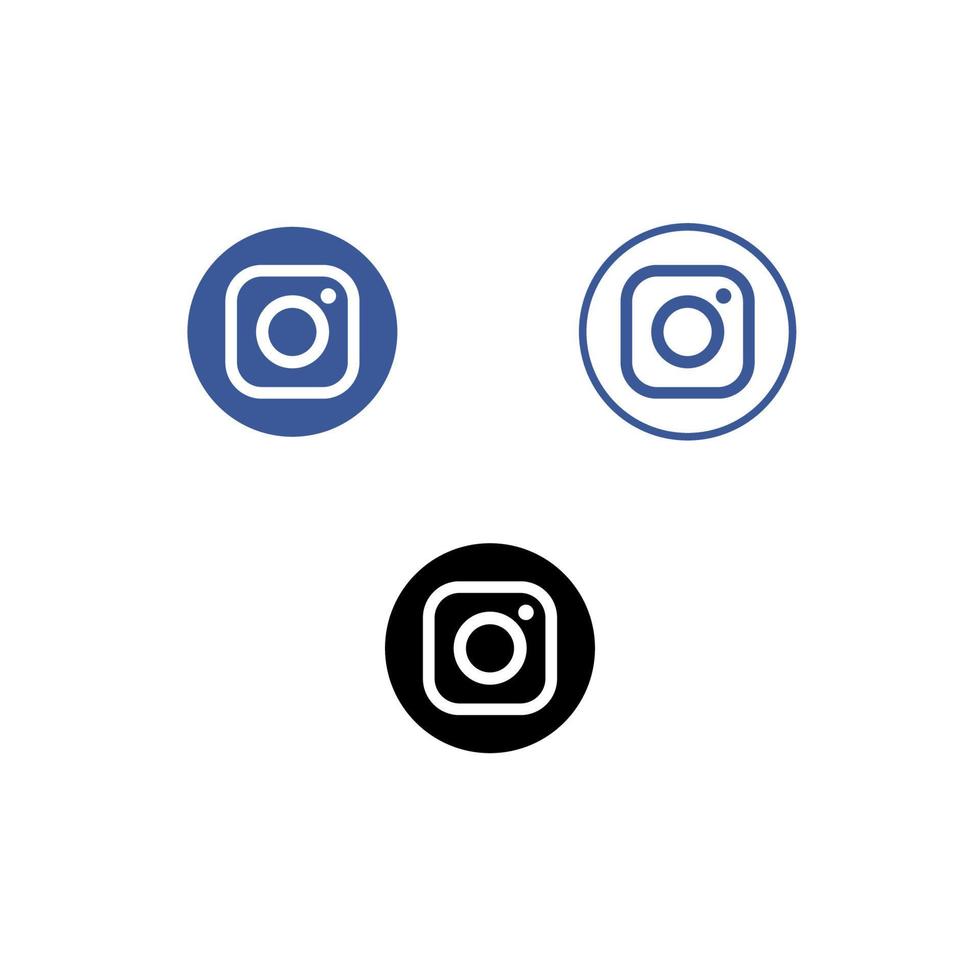 Instagram-Symbol oder Logo im Vektor