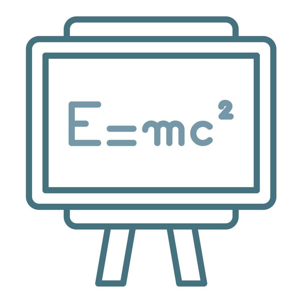 Relativitätslinie zweifarbiges Symbol vektor