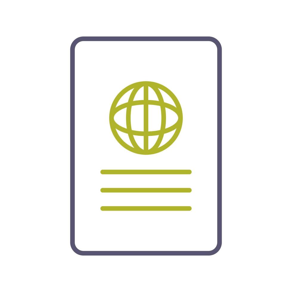 unik global Rapportera vektor ikon