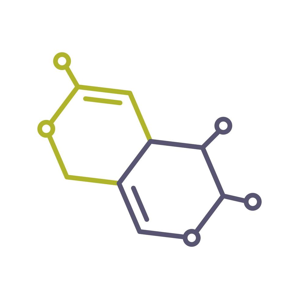 molekyl vektor ikon