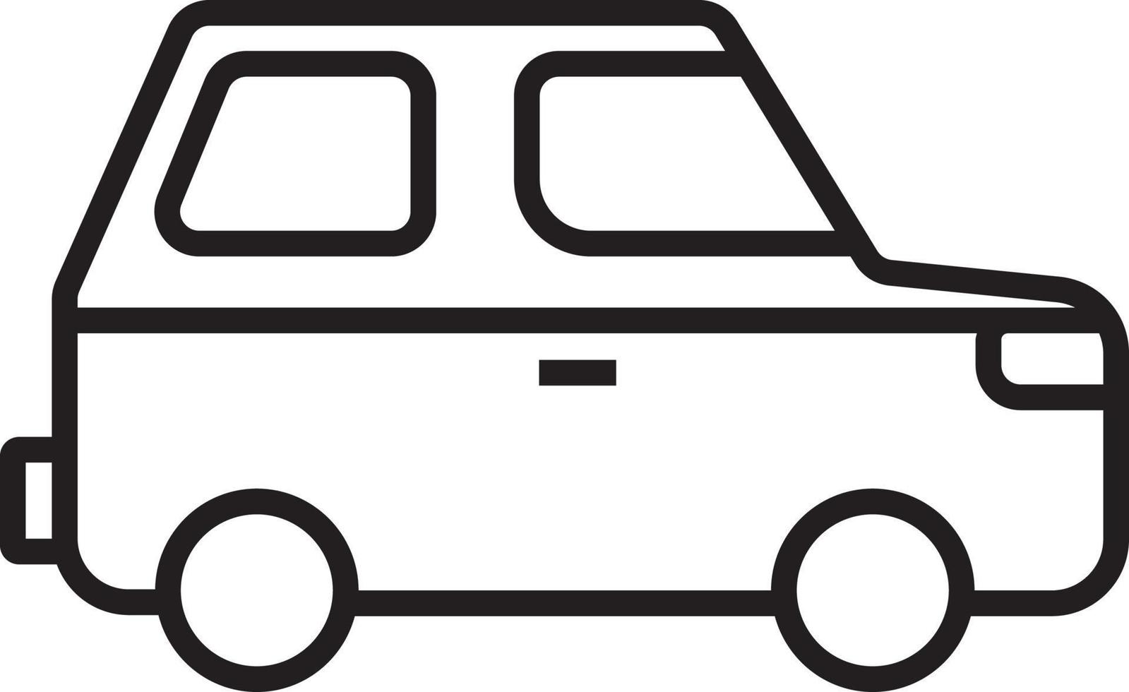 bil transport ikon människor ikoner med svart översikt stil. fordon, symbol, transport, linje, översikt, bil, station, resa, bil, redigerbar, piktogram, isolerat, platt. vektor illustration