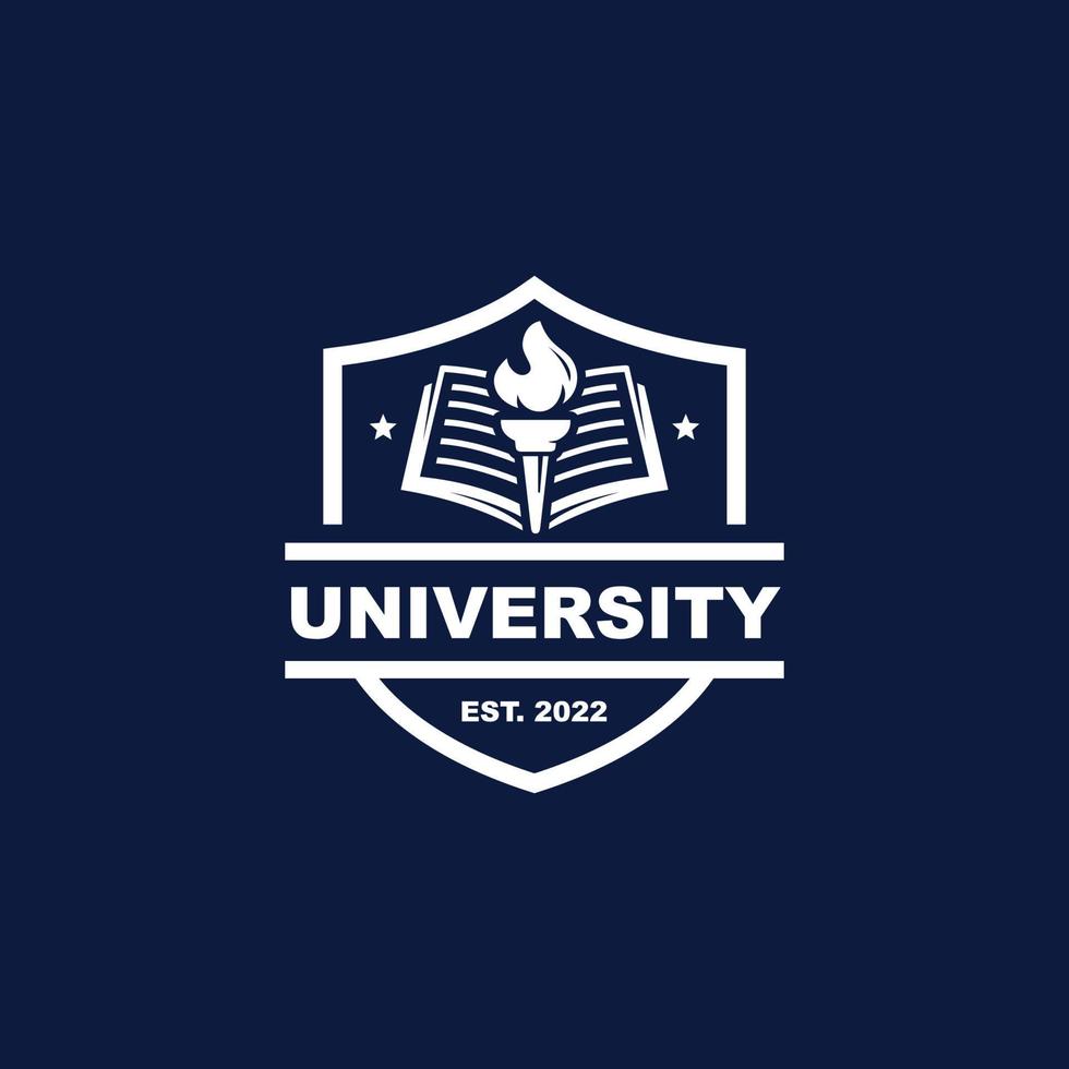 skola emblem logotyp design vektor illustration. utbildning logotyp. universitet logotyp