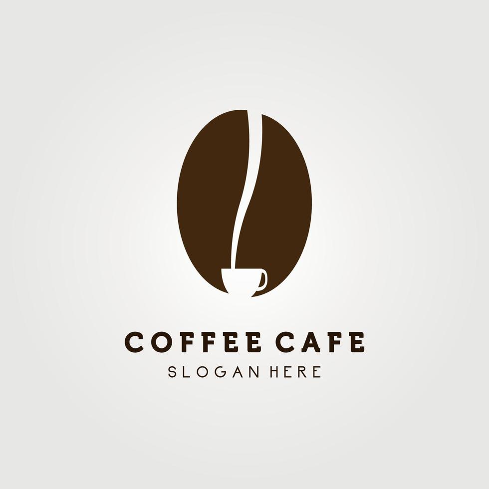 Kaffee-Café-Design-Logo-Vektor-Illustration-design vektor