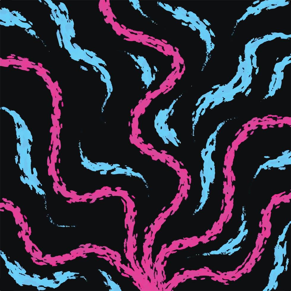 texturerad blå och rosa borsta grungy rader vektor bakgrund isolerat på svart fyrkant bakgrund för social media posta, papper och tyg textil- skriva ut, affisch bakgrund, och Övrig syften.