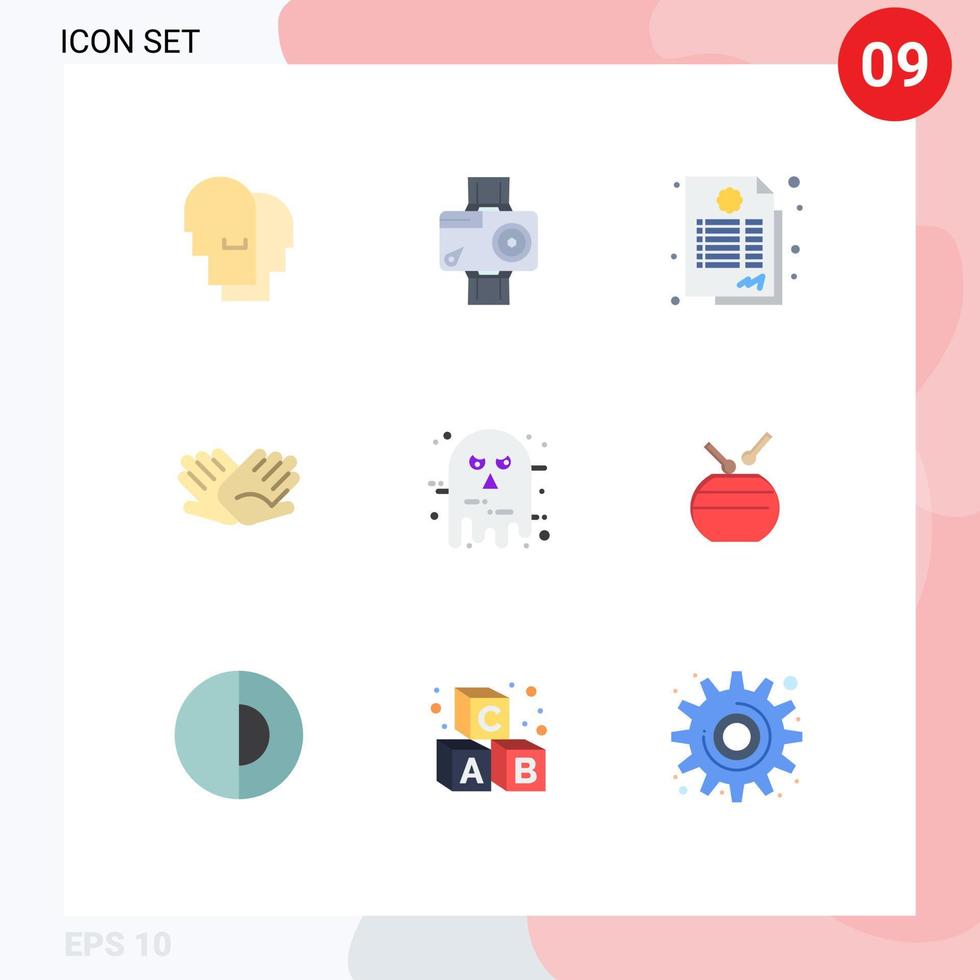 9 universell platt Färg tecken symboler av relationer hjälp Foto händer handla redigerbar vektor design element