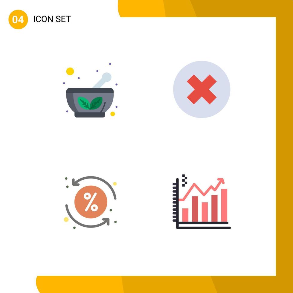 modern uppsättning av 4 platt ikoner pictograph av skål lån fat multimedia transaktion redigerbar vektor design element
