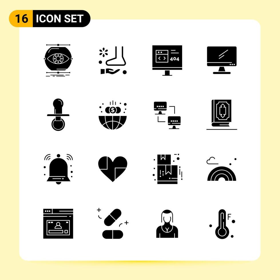 16 kreativ ikoner för modern hemsida design och mottaglig mobil appar 16 glyf symboler tecken på vit bakgrund 16 ikon packa kreativ svart ikon vektor bakgrund