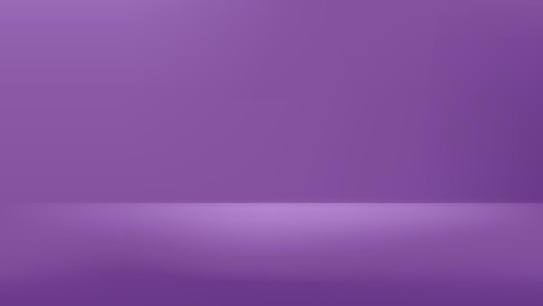 abstrakter lila hintergrund. leerer studioraum mit beleuchtung für grafikdesignelement vektor