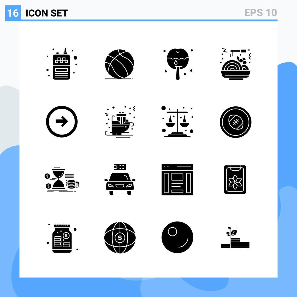 modern 16 fast stil ikoner glyf symboler för allmän använda sig av kreativ fast ikon tecken isolerat på vit bakgrund 16 ikoner packa vektor