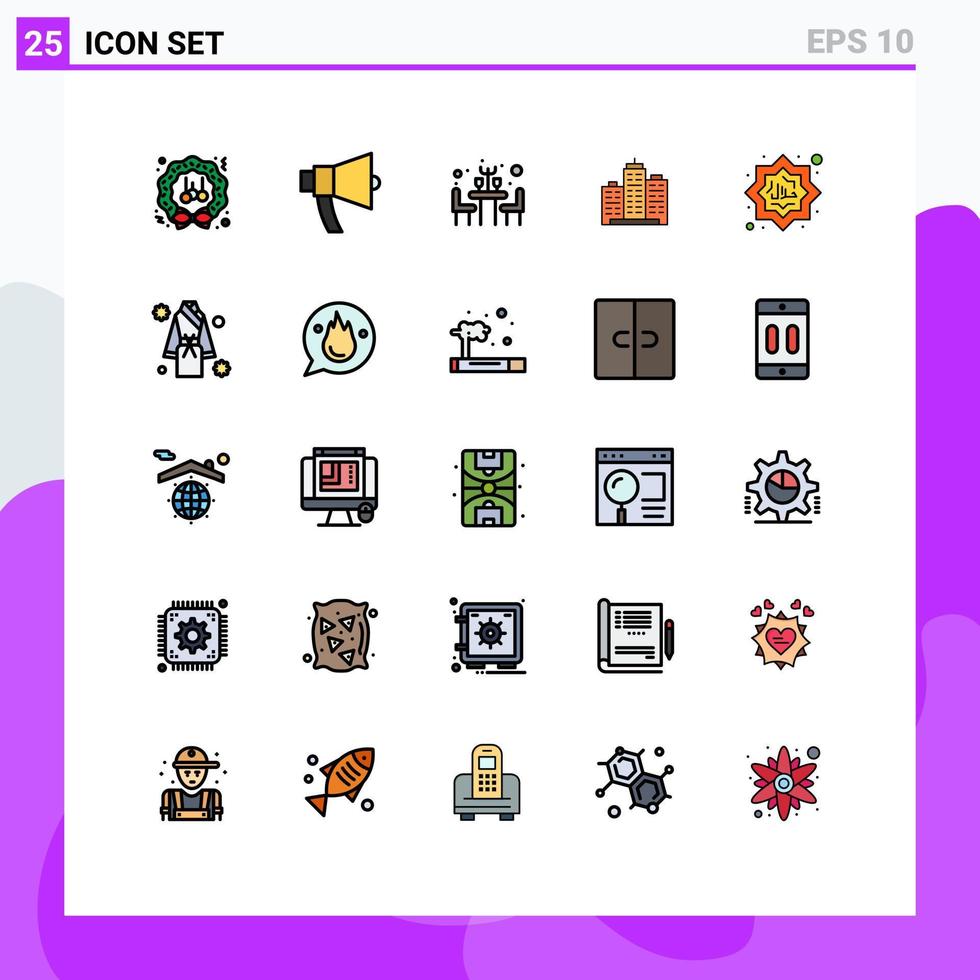 25 kreativ ikoner modern tecken och symboler av kontor företag megafon arkitektur tabell redigerbar vektor design element
