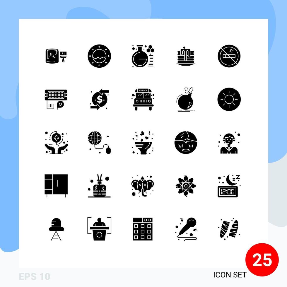 25 universell fast glyf tecken symboler av resa hotell utbildning kanada bröllop redigerbar vektor design element