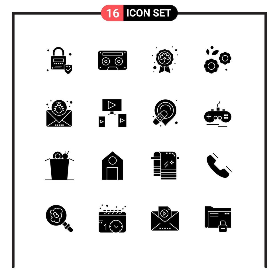16 kreativ ikoner modern tecken och symboler av ge sig på natur dag påsk bricka redigerbar vektor design element
