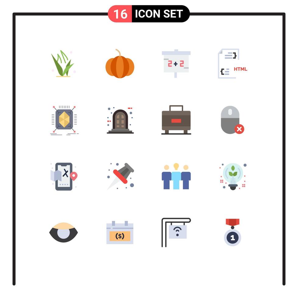 16 kreativ ikoner modern tecken och symboler av strukturera prototyping studier objekt fil redigerbar packa av kreativ vektor design element