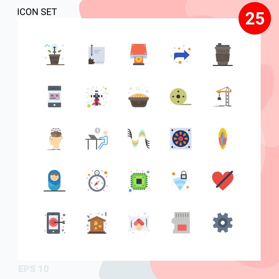 25 kreativ ikoner modern tecken och symboler av framåt- disk rom sida data lagring dvd redigerbar vektor design element