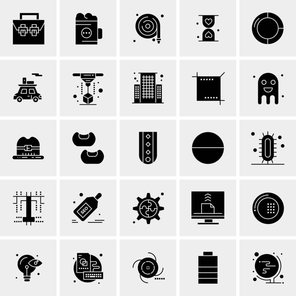 25 universelle Business-Icons Vektor kreative Icon-Illustration zur Verwendung in Web- und Mobilprojekten