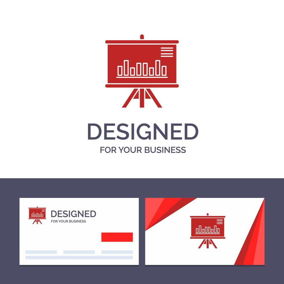 kreativ företag kort och logotyp mall presentation projekt Graf företag vektor illustration