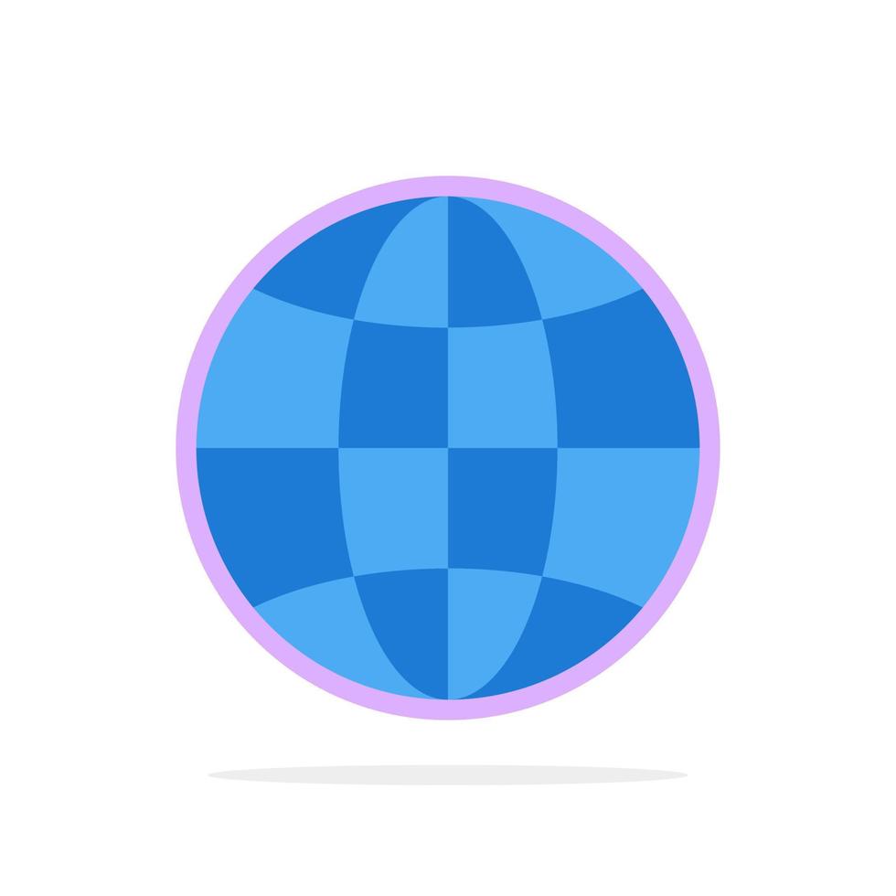 värld klot internet design abstrakt cirkel bakgrund platt Färg ikon vektor